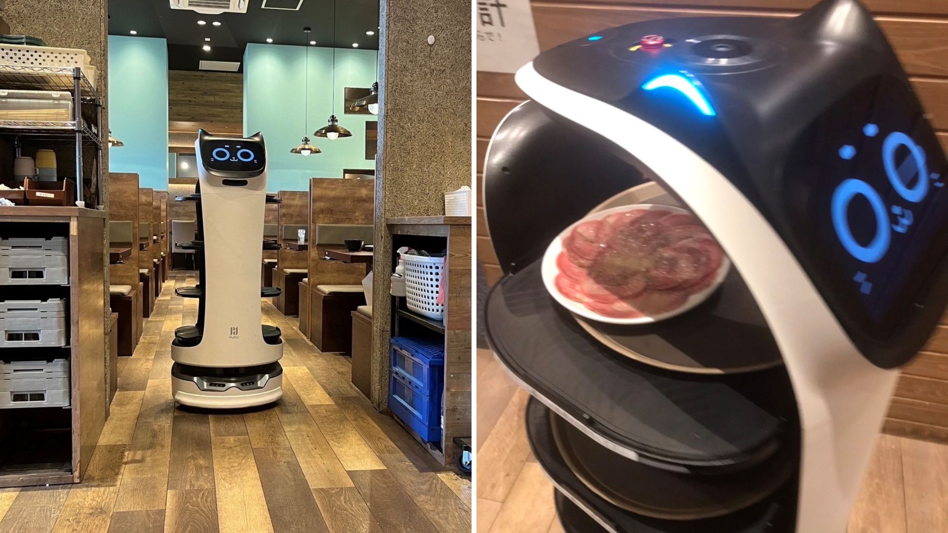 「ネコちゃんで運んで！」ロボットがいることで他店との差別化。お客様満足度が向上
