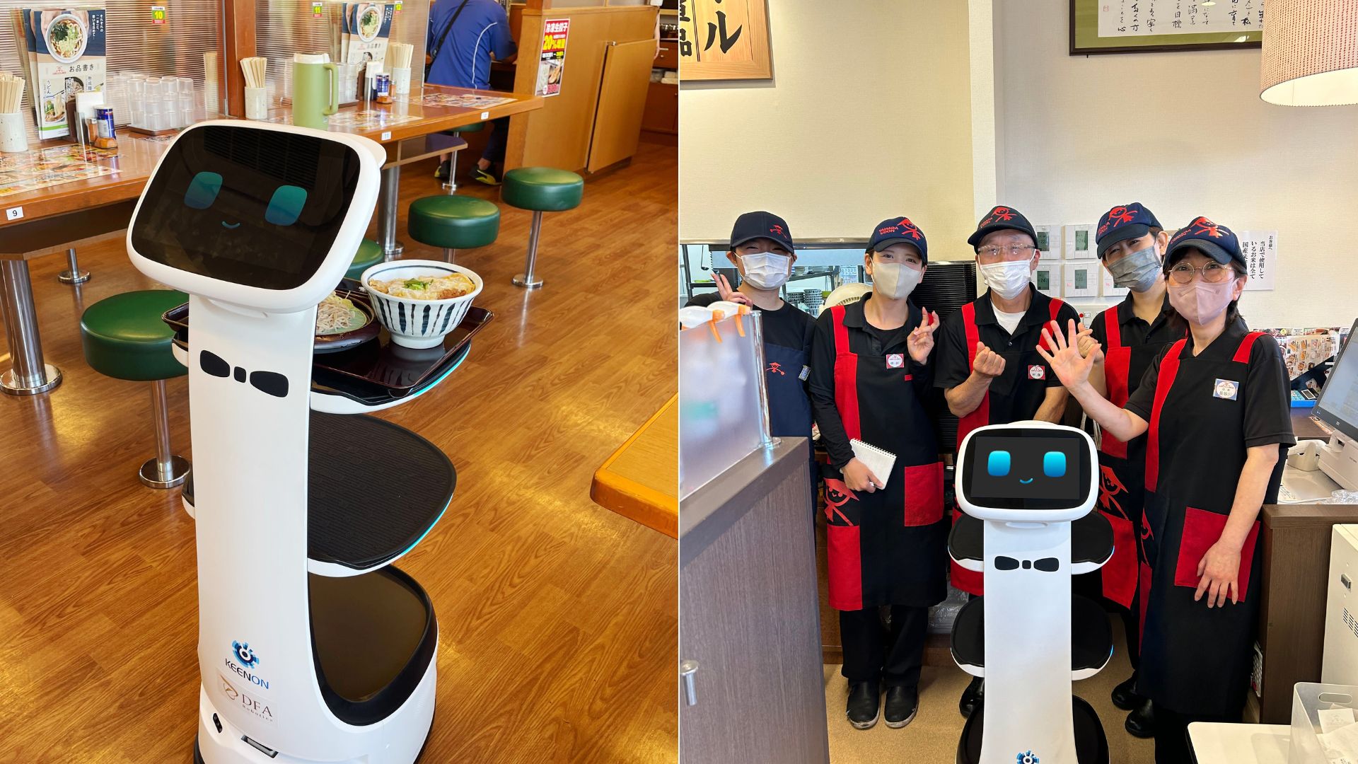 外食チェーン”山田うどん食堂”配膳ロボット導入開始。1日100回分の配膳をロボットが代替