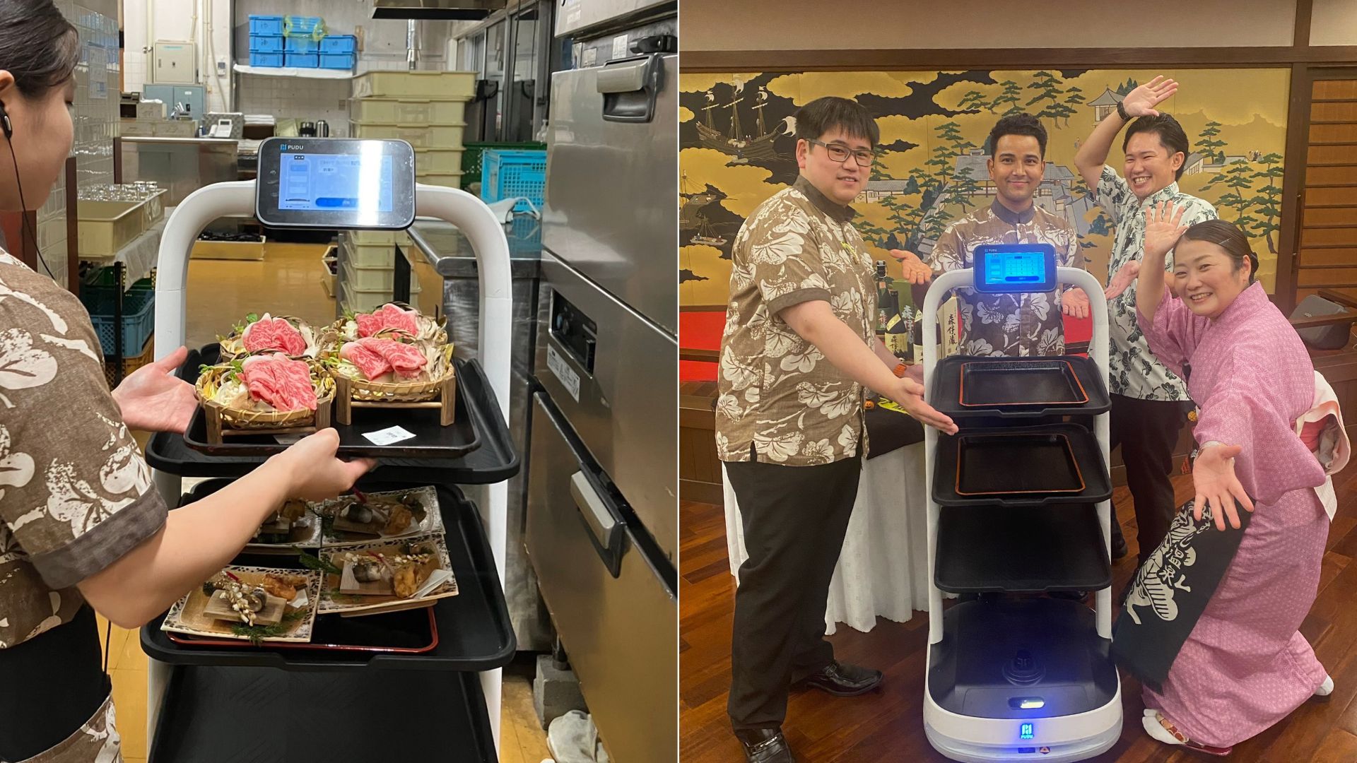 老舗旅館「指宿白水館」が配膳ロボット導入。一人当たり接客人数を約15％アップ。残業時間は20時間削減し働きやすい環境へ