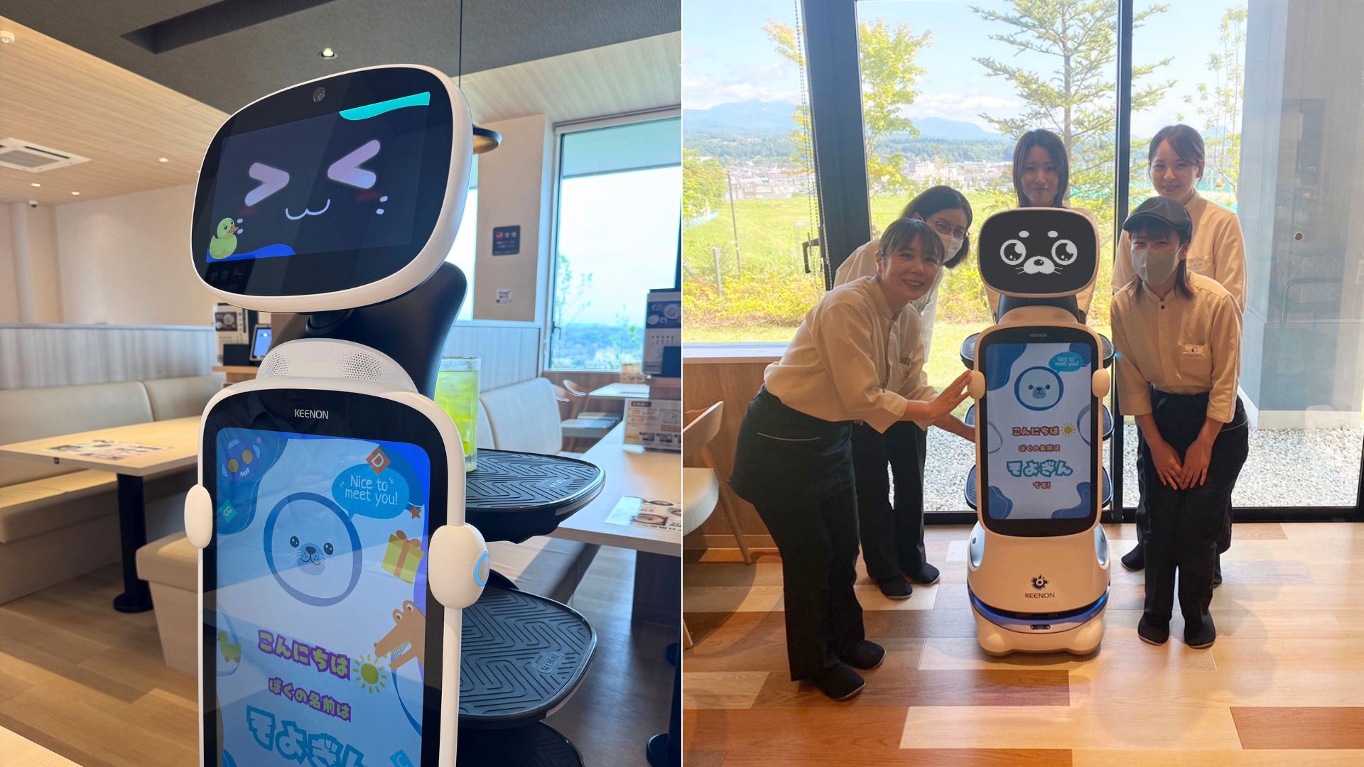 人手不足に備えロボットありきの店舗を設計。1日100回超の配膳で1.5人分の工数を削減。喫食率向上を目指した施策を展開予定