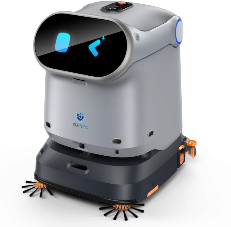 業務用清掃ロボット「KEENON C40」吸引・水拭き兼用｜小〜中規模施設向け
