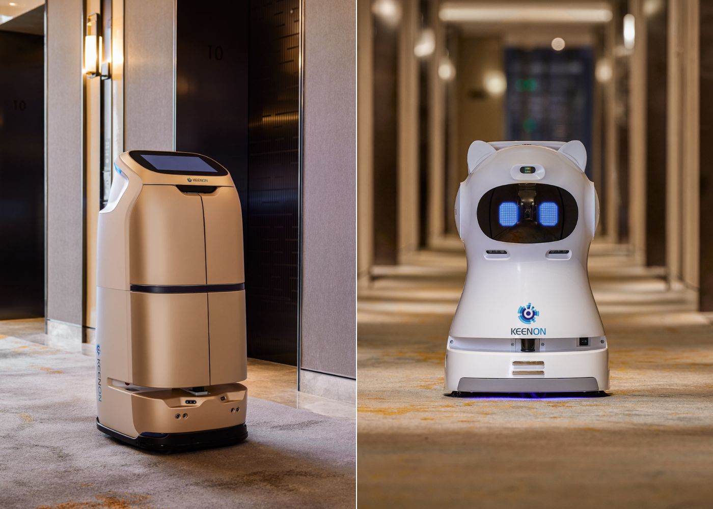 ホテルのサービス品質を向上する配膳・清掃・搬送ロボット