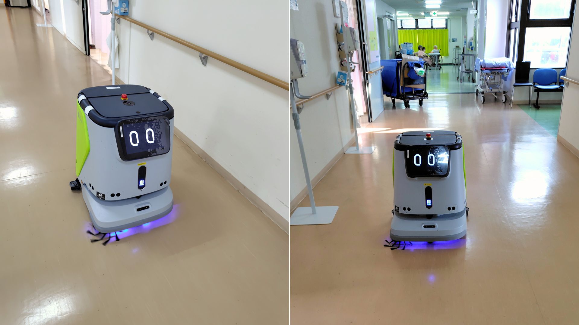 清掃ロボット導入で患者送迎サービスに注力。身体的負荷だけでなく、清掃が滞らないという心理的負荷も削減